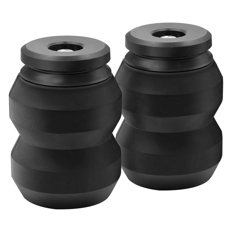 FLYINGAMZ DR1500DQ Rear Suspension Enhancement System Compatible with Dodge Ram 1500 2WD 4WD 2009-2024 Quad & Crew Cab Rubber Helper Kit - Image 1